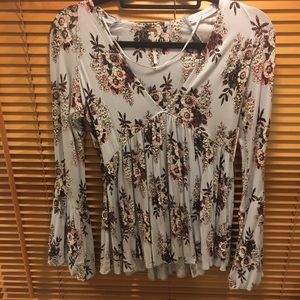 floral free people top